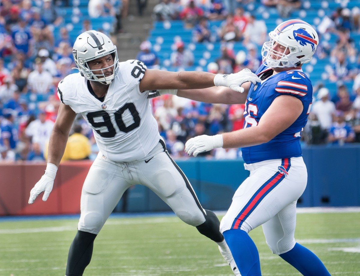 The Las Vegas Raiders have decided to move on from defensive lineman Jerry Tillery.